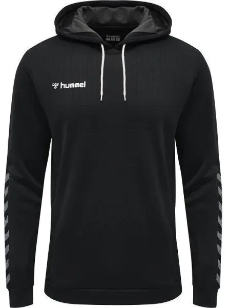hummel Authentic Hoodie Kinder - schwarz/weiß-116
