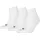 Socken Quarter Plain 3 Paar Weiß 39-42