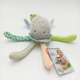 Fehn Badetier Oktopus Schwimmendes Stoff Badewannenspielzeug Spiel Spaß Kind