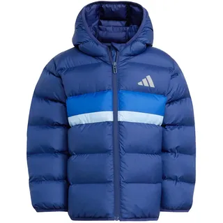 adidas Kinder SYNTHETIC DOWN JACKET, Dark Blue/Royal Blue/Glow Blue, 5-6 Years