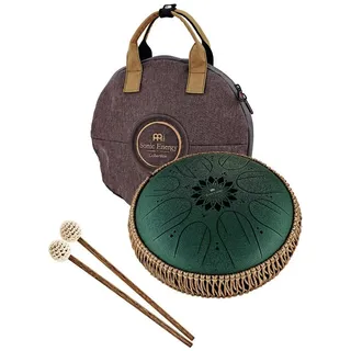 Meinl Sonic Energy MOSTD4DG Medium Octave Steel Tongue Drum Dunkelgrün