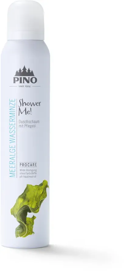 Pino Shower Me Duschschaum Meeralge Wasserminze 200 ml