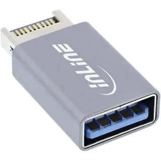 InLine USB 3.2 Adapter, intern USB-E Frontpanel Stecker zu USB-A Buchse