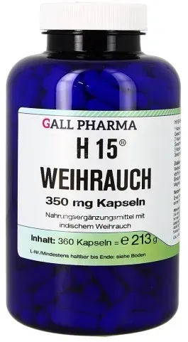 H 15 Weihrauchkapseln 350 mg 360 St