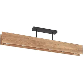 LINDBY Malwin 6-flg. 100 cm Holz dunkel