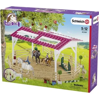 Schleich Horse Club Reitschule mit Reiterinnen und Pferden 42389