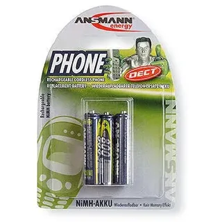 Ansmann maxE Phone Micro AAA 800 mAh DECT NiMH Akku Dect-Telefon, 3er Blister