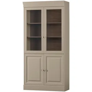 Woood Vitrine Chow 105 x 40 x 215 cm Grau