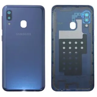 Samsung GH82-20125C Akkudeckel für Galaxy A20E A202F + Klebepad Blau
