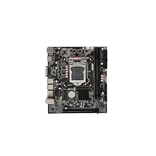 H110 Gaming Motherboard, DDR4 Dual Channel Support for 1151 CPUs (I5 6500 I7 6700), M.2 SATA3.0, 32GB/s Desktop Mainboard