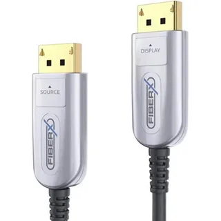 FIBERX Serie - DisplayPort 2.0 8K Glasfaser Extender Kabel - 30m