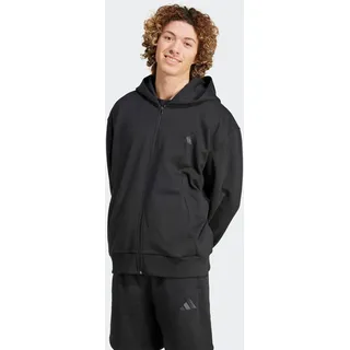 adidas All Szn Fleece Reißverschlusspullover Black XL