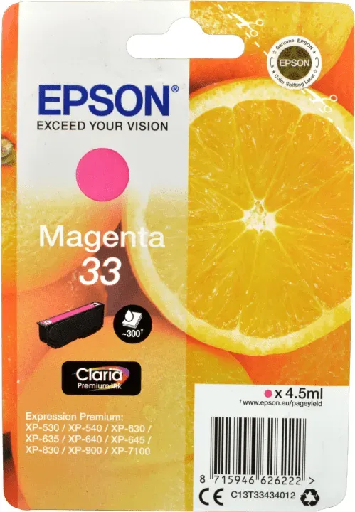 Epson Tinte C13T334340 magenta 33
