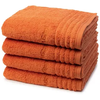 Handtuch 50 x 100 cm coral 4 St.