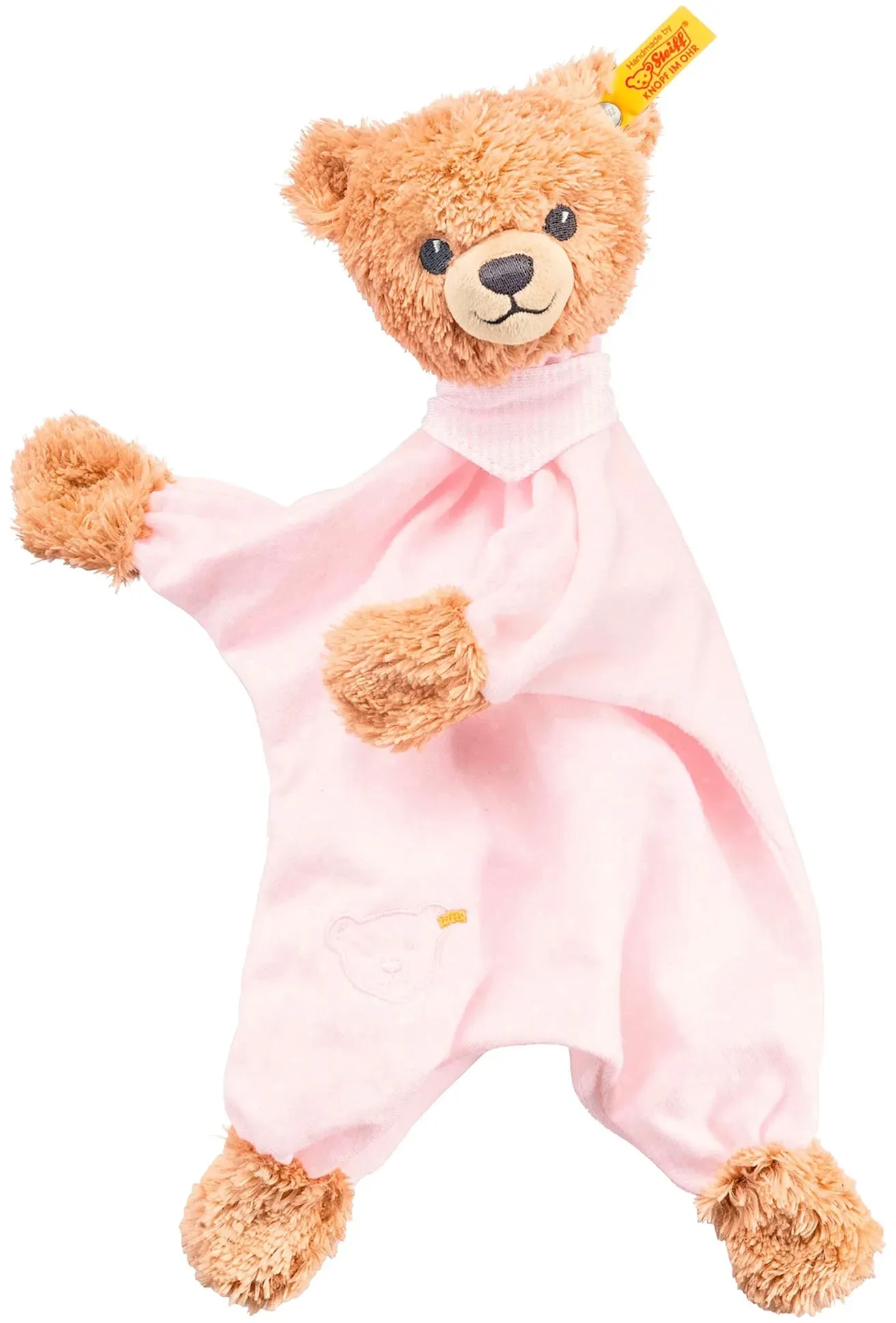 Steiff Schmusetuch Schlaf-gut Bär, rosa