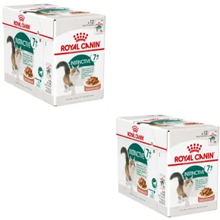 ROYAL CANIN INSTINCTIVE 7+ in Soße | Doppelpack | 2 x 12 x 85 g | Alleinfuttermittel für ausgewachsene Katzen ab 7 Jahren | Zur Unterstützung der Vitalität und Nierengesundheit