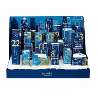 Jean&Len Adventskalender 2025 exklusiven Limited Editions, Gesichtspflege, Haarpflege, Körperpflege für Damen und Herren Advent Kalender ( Wert 2...