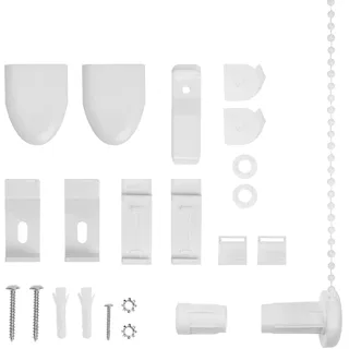 Lichtblick ORIGINAL Sichtschutzzüge Montagezubehör-Set, Packung, für Duo Rollo KDR