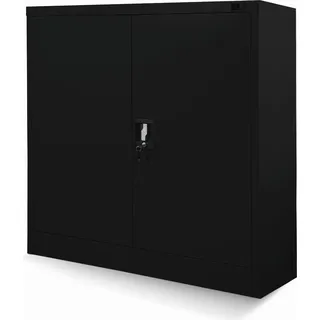 Jan Nowak C001B Aktenschrank 92,5 cm x 90 cm x 40 cm schwarz