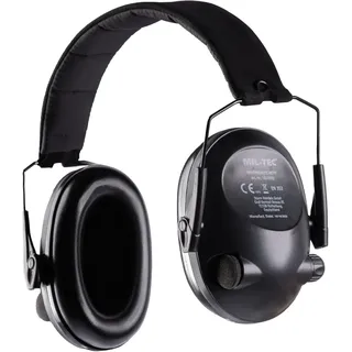 Mil-Tec Tactical Gehörschutz Aktiv Pro Schwarz