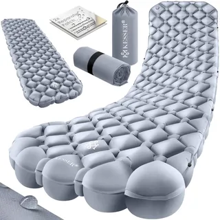 Kesser KESSER® Camping Matratze Isomatte Aufblasbare Luftmatratze Campingmatte inkl. Tragebeutel Outdoor Ultraleicht Faltbare Schlafmatte [mit Reparaturset] Belastbarkeit: 200Kg