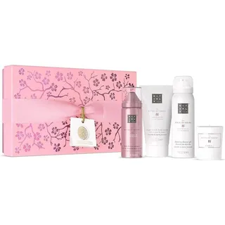 RITUALS The Ritual of Sakura Geschenkset Gift Set S Duschschaum 50 ml + Body Cream 70 ml + Body Lotion Mousse 50 ml + Duftkerze 25 g