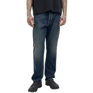 JACK & JONES Herren Jeans JJICHRIS JJORIGINAL High Waist Relaxed Fit 12278270 Blau Hoher Bund Knopfleiste W 29 L 32