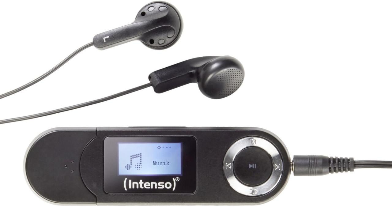 Intenso Musik Walker MP3-Player schwarz 16 GB
