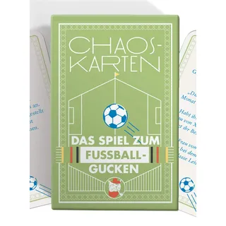 Chaoskarten Fußball Edition – Das Spiel zum Fußball gucken – 51 Aufgaben – Das Original