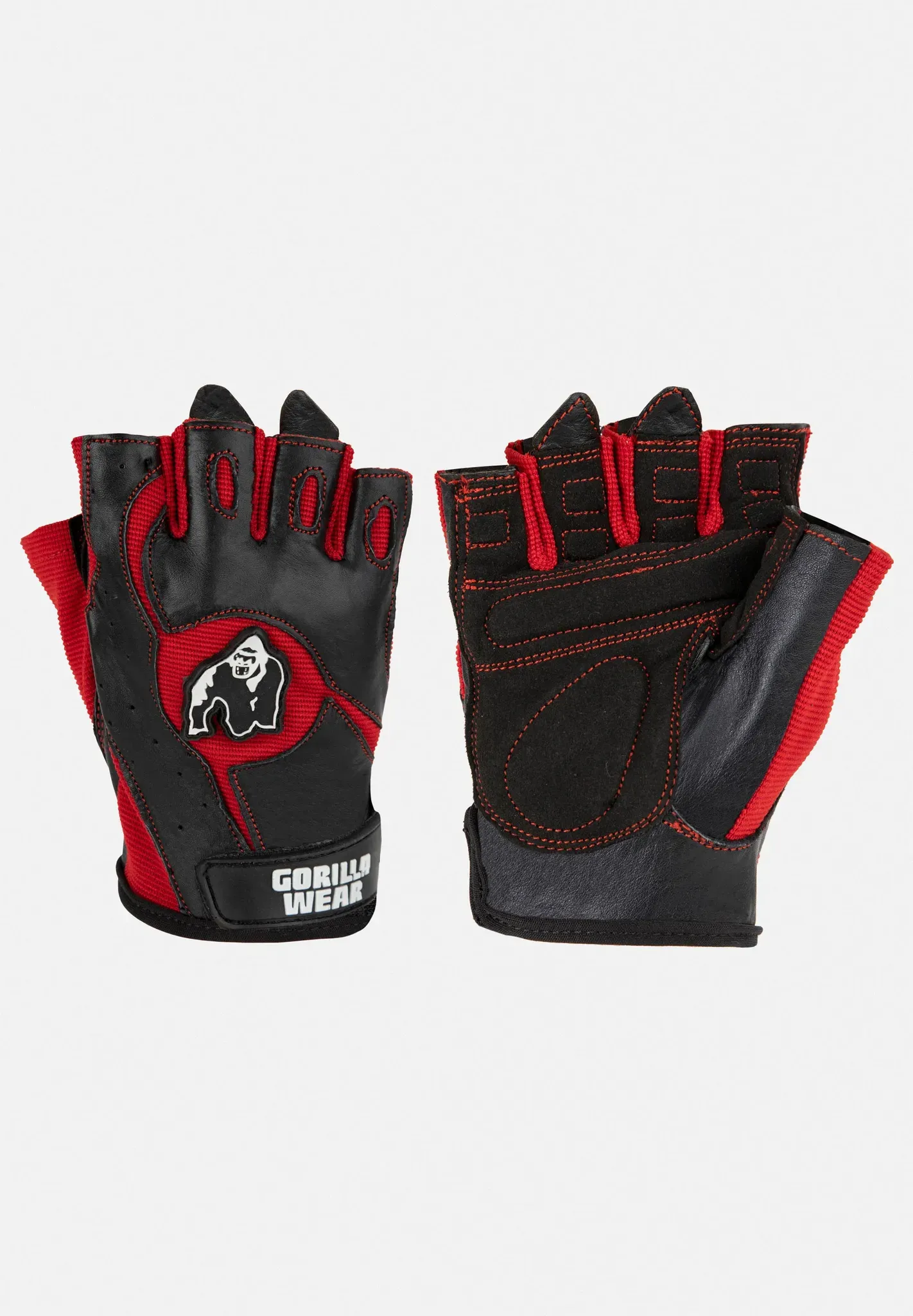 Mitchell Trainingshandschuhe - Schwarz/Rot - 3XL