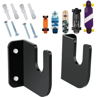 Skateboard Wandhalterung Display | Acryl Display für Skateboards | Skateboard Deck Organizer, mit Installationsset, geeignet für Garage, Geschäft, Wohnzimmer und verschiedene Wände des Studios Zorq