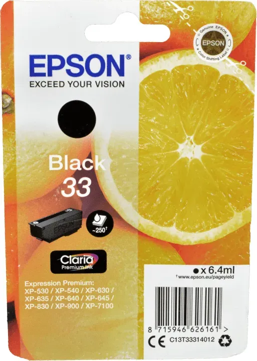 Epson Tinte C13T333140 schwarz 33