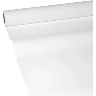 JUNOPAX Papiertischdecke weiß wetterfest 0,75 m