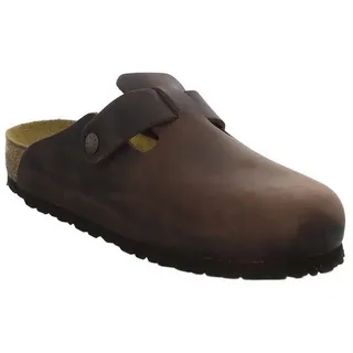 Birkenstock Boston Nubukleder geölt habana 43