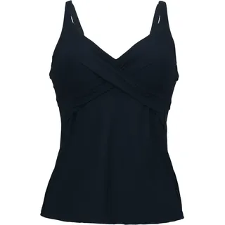 Rosa Faia Mix & Match Tankini-Top "Maily", V-Ausschnitt Wickellook, für Damen, schwarz, 40G