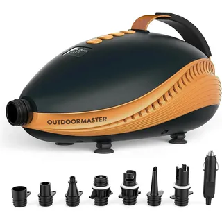 OutdoorMaster The Dolphin 20PSI Hochdruck SUP Pumpe Elektrische, 12V DC Auto-Anschluss Luftpumpe