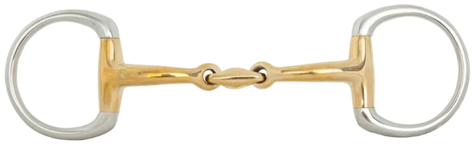Olivenkopftrense Doppelt Gebrochen 14 mm Gebiss 14,5 cm