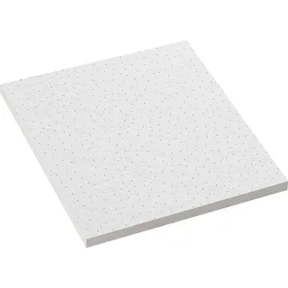 GGM Möbel 10er-Set Mineralfaserplatte 62x62 | Weiß | feinkörniger Putz| | Dicke 15 mm | Rasterdeckenplatten, Akustikdeckenplatte, Rasterplatte, Mineralplatte