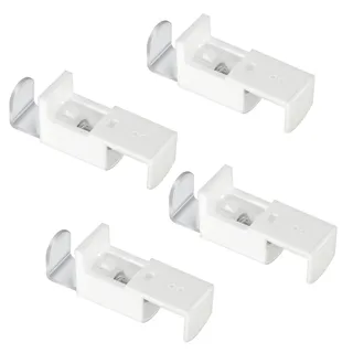 ZICHENXR 4Pcs Plissee Jalousien Klammern Clip Zubehör Rollo Vorhang Ersatzteile Fenster Schatten Reparatur Klemme Set