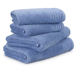Möve Handtuchset New Classic 4-TLG cornflower
