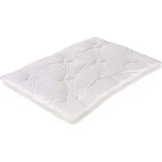 Paradies Kinderbettdecke 100x135 cm Navina Bio sommerleicht, Faser - Weiß