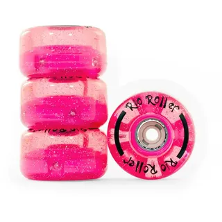 Rio Roller Light Up 4 Units Rad - Pink Glitter - S