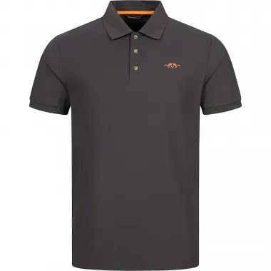 Blaser Solid Poloshirt Herren (Phantom), Grau, M