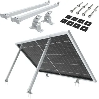 Nuasol - Aufständerung Solarmodul Bodenhalterung Balkonkraftwerk Flachdach pv