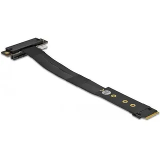 DeLock M.2 Key M PCIe x4 NVMe Adapter gewinkelt mit 20 cm Kabel, Interne Kabel (PC)