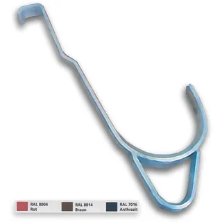 Euroline Dachhaken einhängbar für Konterlattung in anthrazit