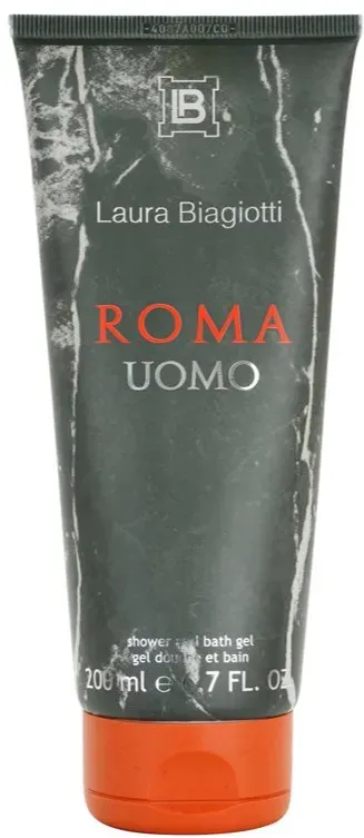 Laura Biagiotti Roma Uomo for men Duschgel für Herren 200 ml