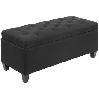 Homcom Sitzbank Polsterbank mit Stauraum Truhenbank 100 x 40 x 44 cm