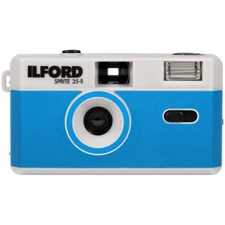 Ilford Sprite 35-II Kamera, blau&silber
