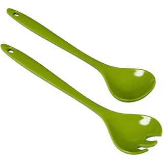 KUHN RIKON Salatbesteck aus Melamin 28 cm grün